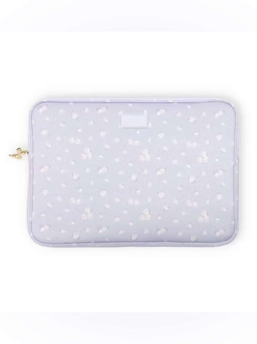 LoveShackFancy Everblooming Rosettes Ditsy 15”Laptop Sleeve Whisper Blue